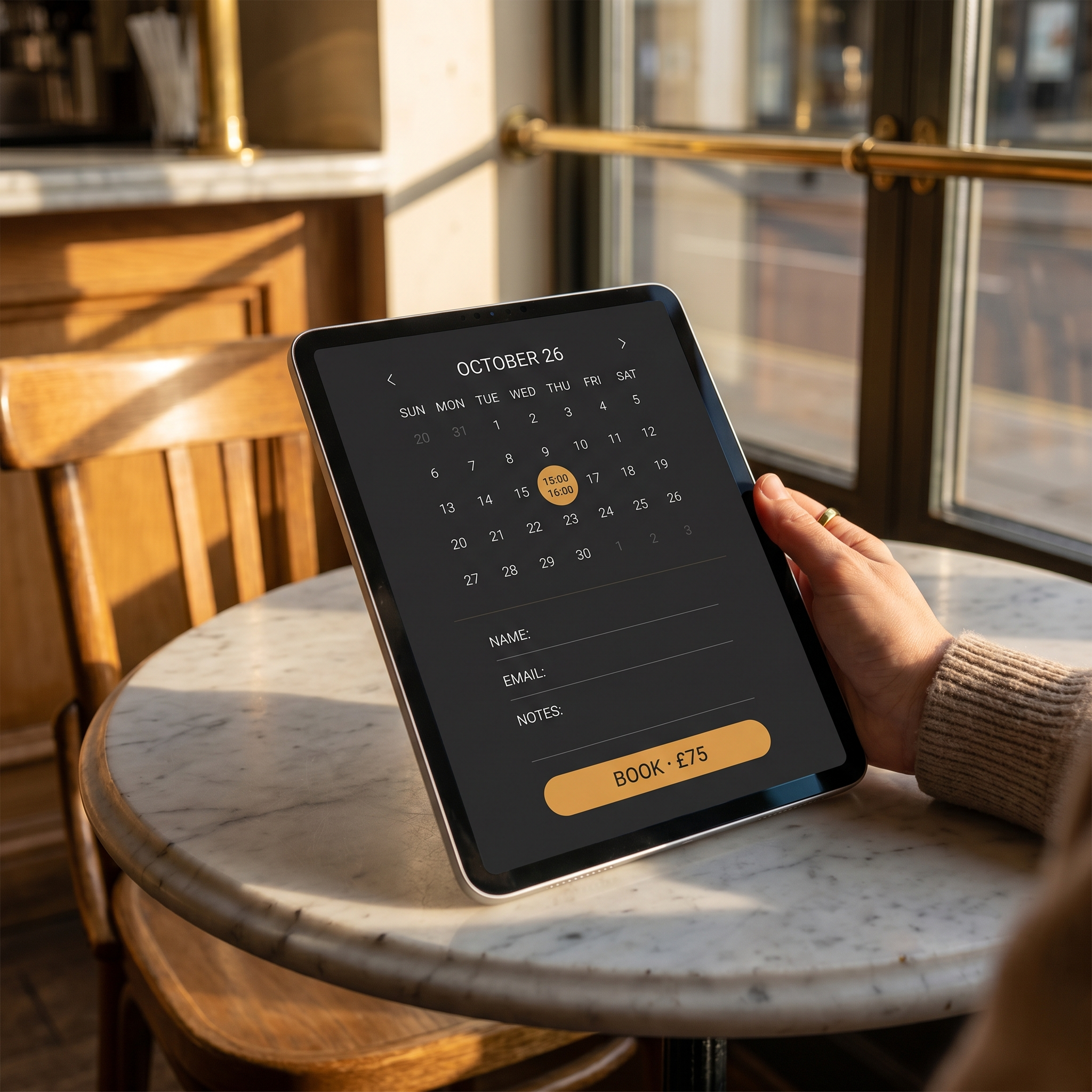 Service-booking app with payments built by a cohort participant