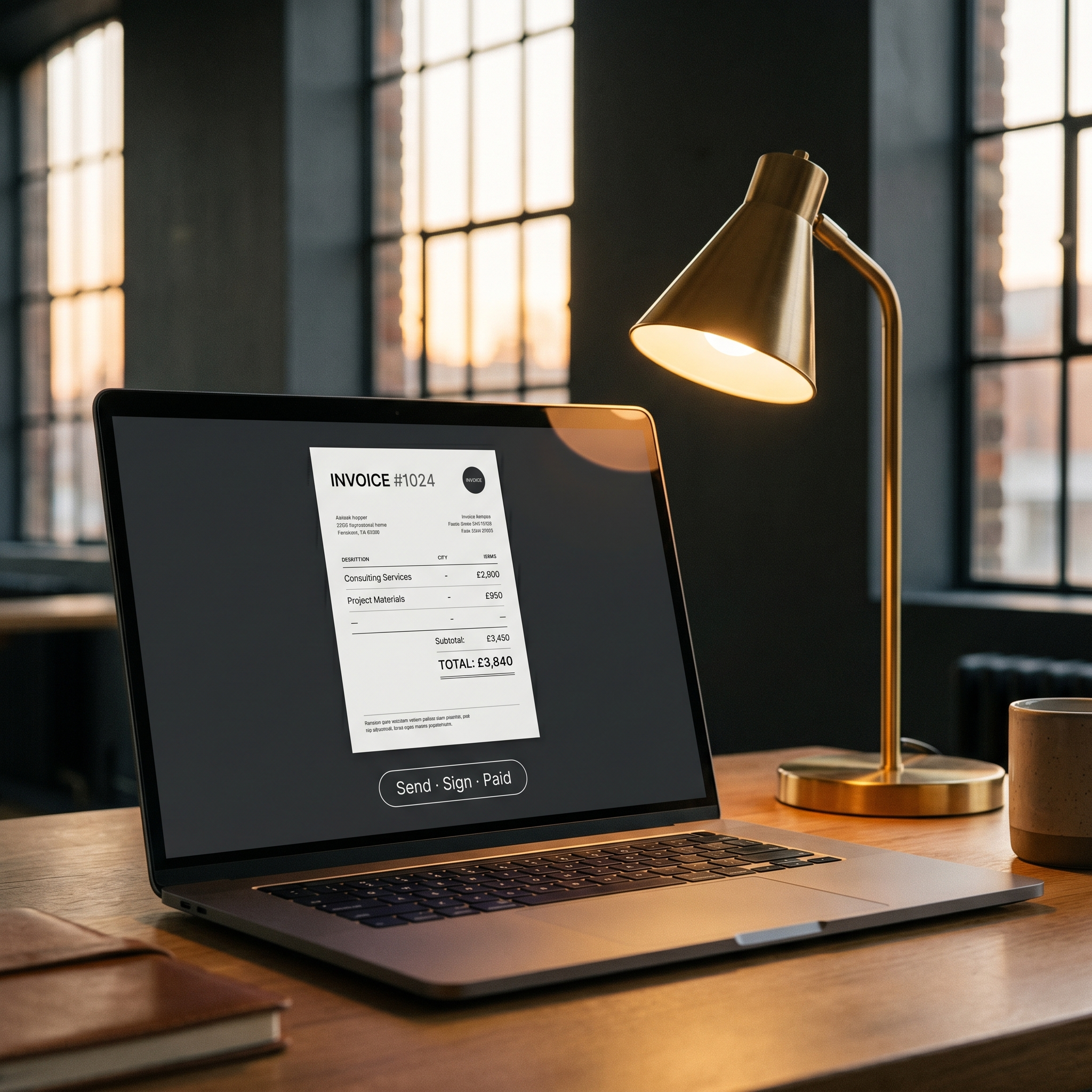 Invoice generator built by a cohort participant